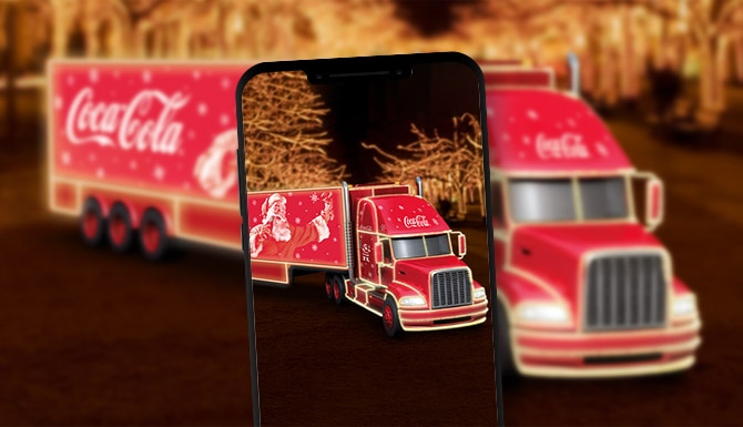 コカ・コーラ-クリスマストラックを探せ